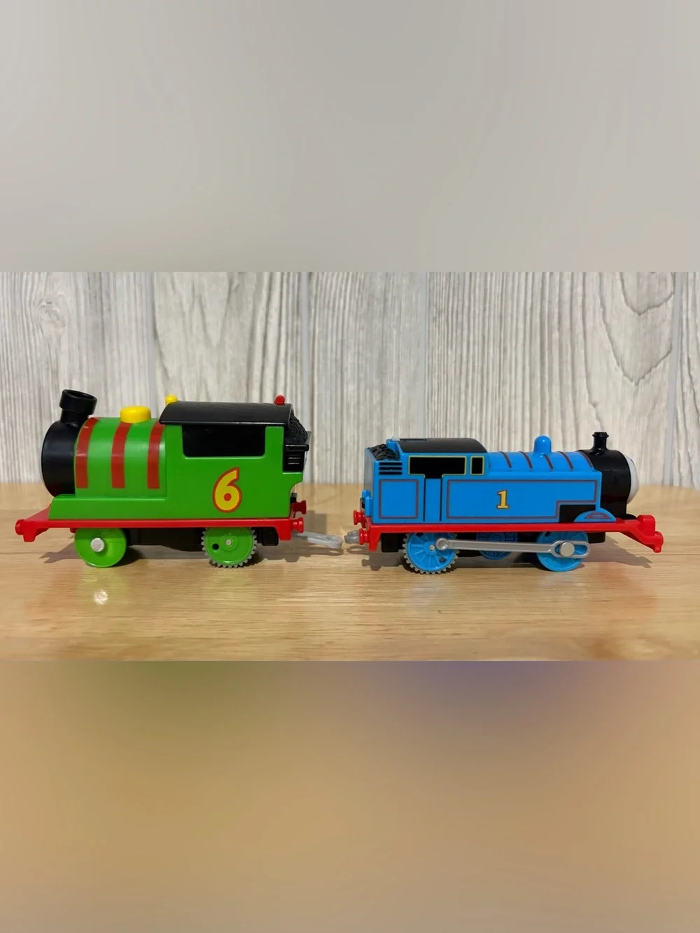 Thomas & Friends Thomas Percy Motorized Trains + 2 Books Tested Working Lot